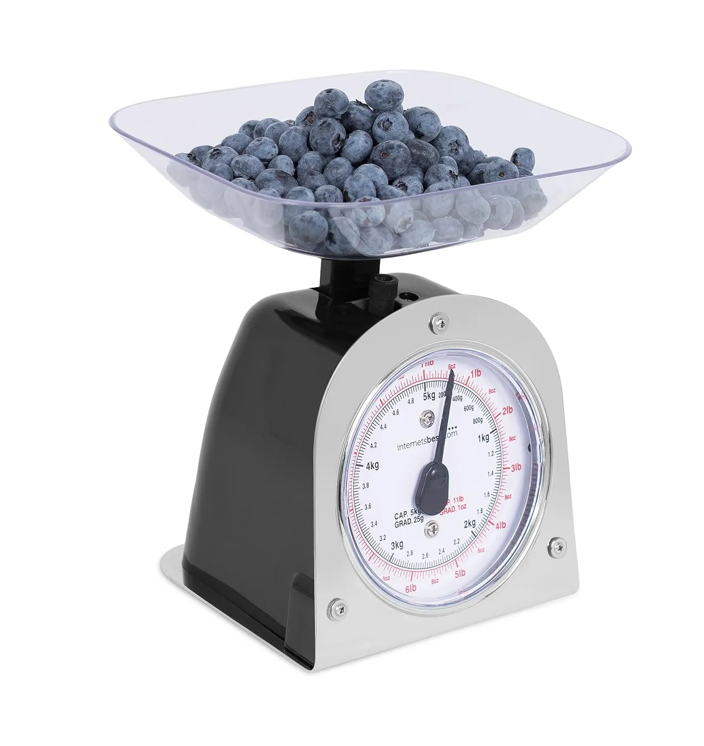Mechanical Kitchen Scale with Removable Bowl (11lb)